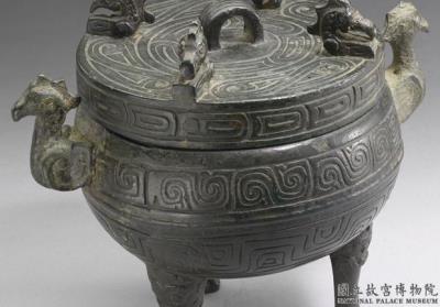 图片[2]-Ding cauldron with phoenix-shaped handles, Spring and Autumn period (770-476 BCE)-China Archive